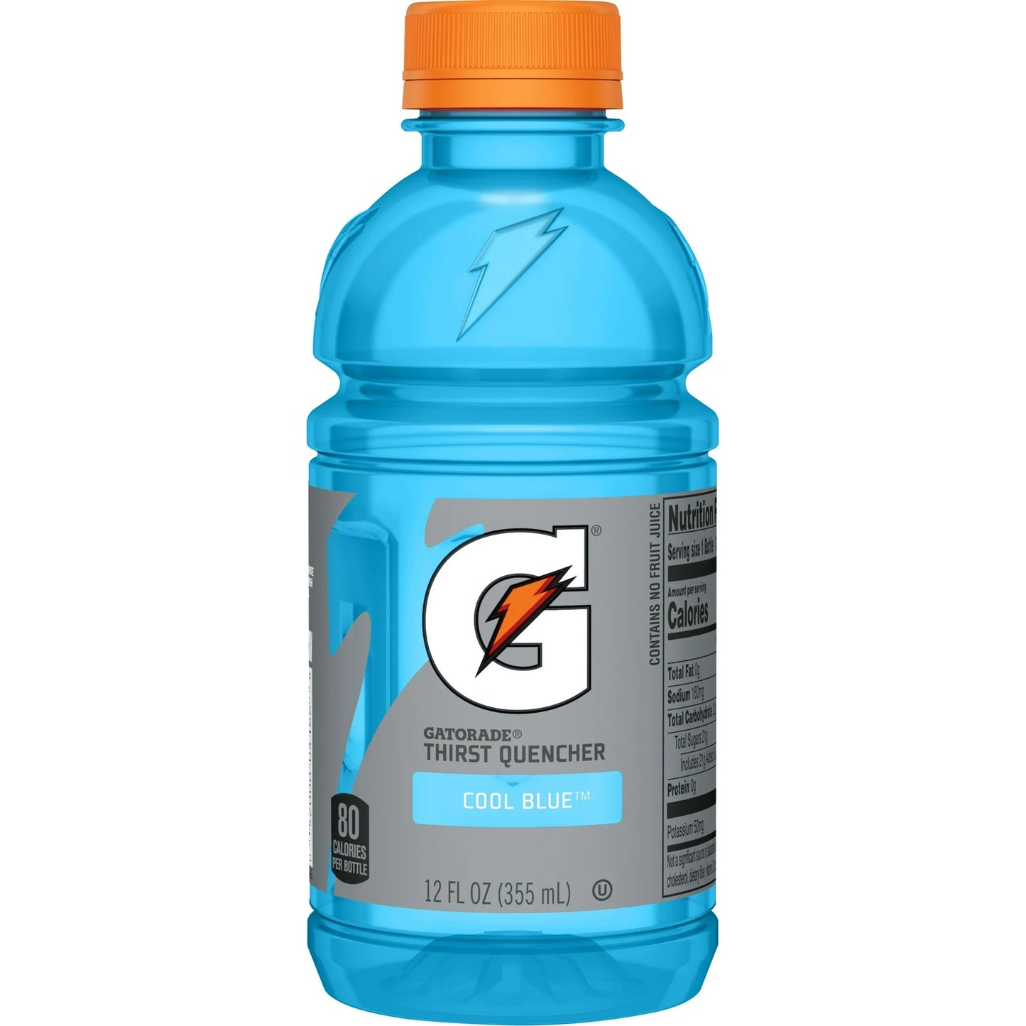 Gatorade Thirst Quencher, Cool Blue, 12 Ounce Bottles (Pack of 12)