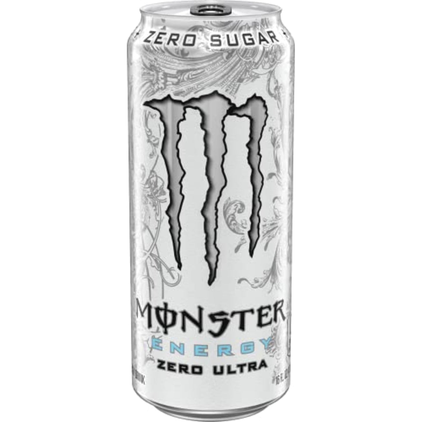 Monster Energy Zero Ultra, Sugar Free Energy Drink, 16 Ounce (Pack of 15)