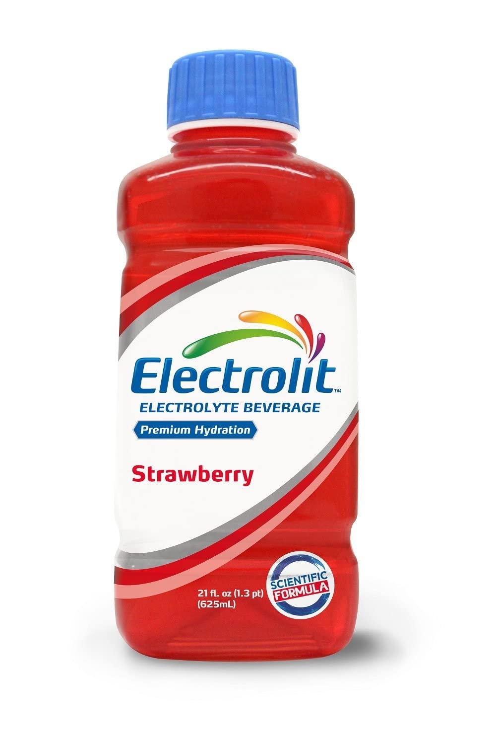 Electrolit Electrolyte Hydration & Recovery Drink, Strawberry 21 oz Pack of 12