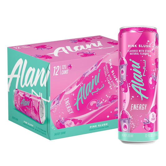 Alani Nu PINK SLUSH Sugar-Free Energy Drink (12 Pack)