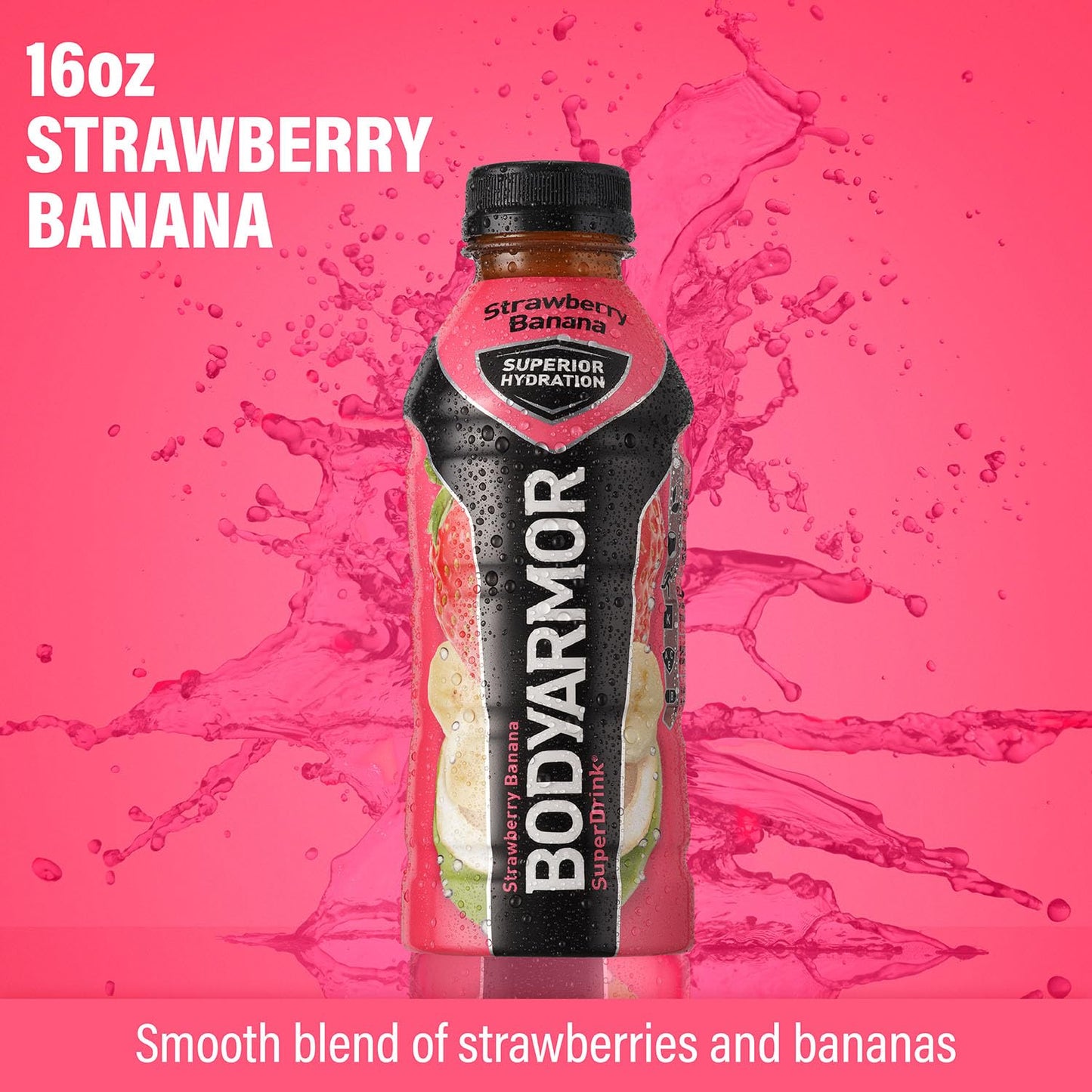 BODYARMOR Sports Drink - Strawberry Banana - 12 Pack - Electrolyte Hydration