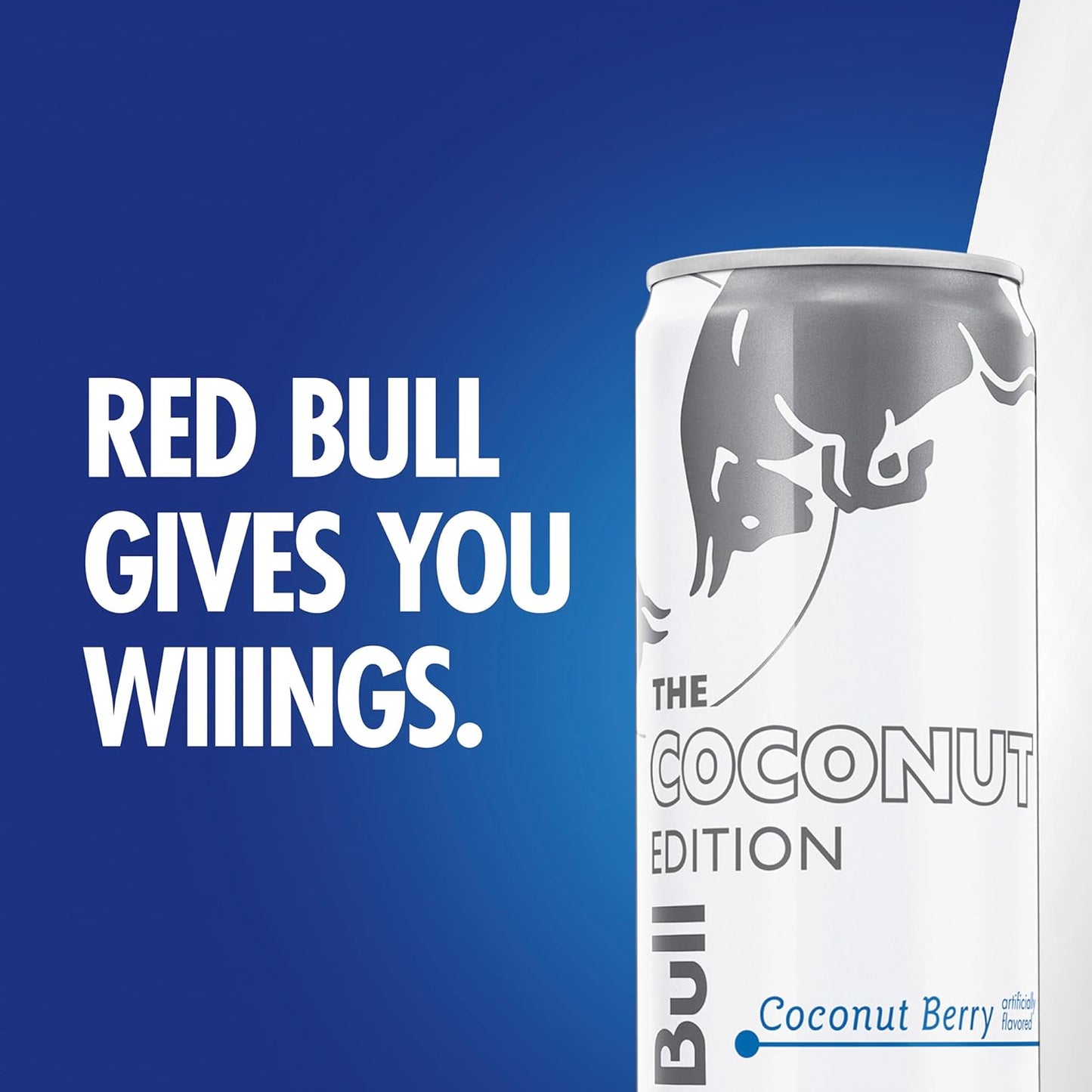 Red Bull Coconut Edition Energy Drink, Coconut Berry, 114mg Caffeine, 12 fl oz Can Pack of 24 Cans