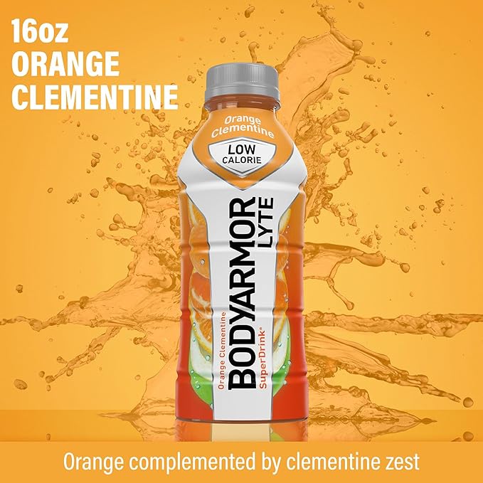 BODYARMOR LYTE Sports Drink - Orange Clementine - 12 Pack