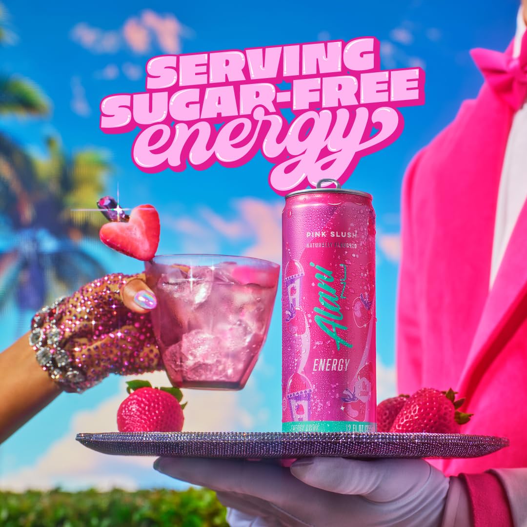 Alani Nu PINK SLUSH Sugar-Free Energy Drink (12 Pack)