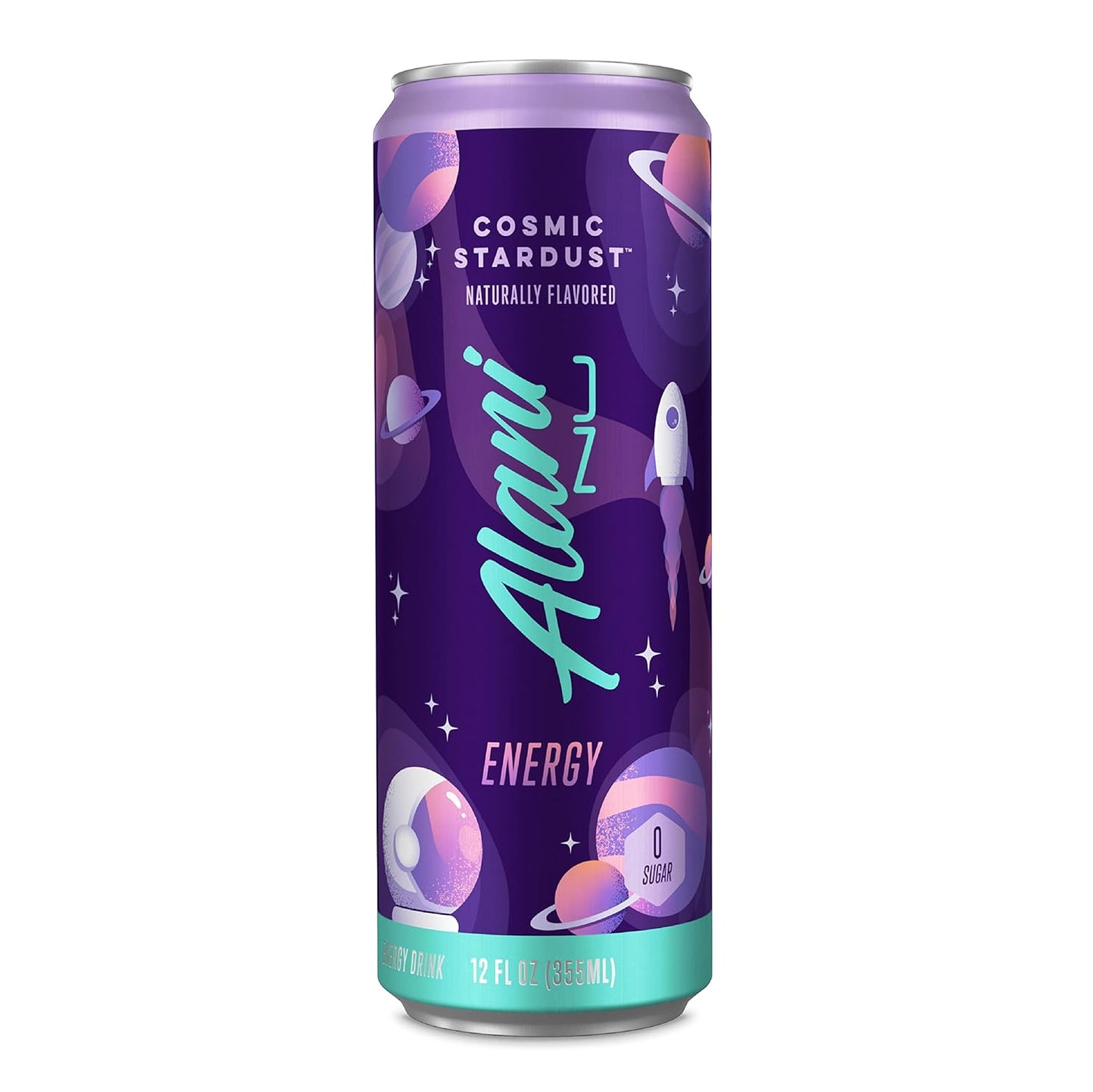 Alani Nu COSMIC STARDUST Sugar-Free Energy Drink 12 Pack  |  12 Fl Oz Cans