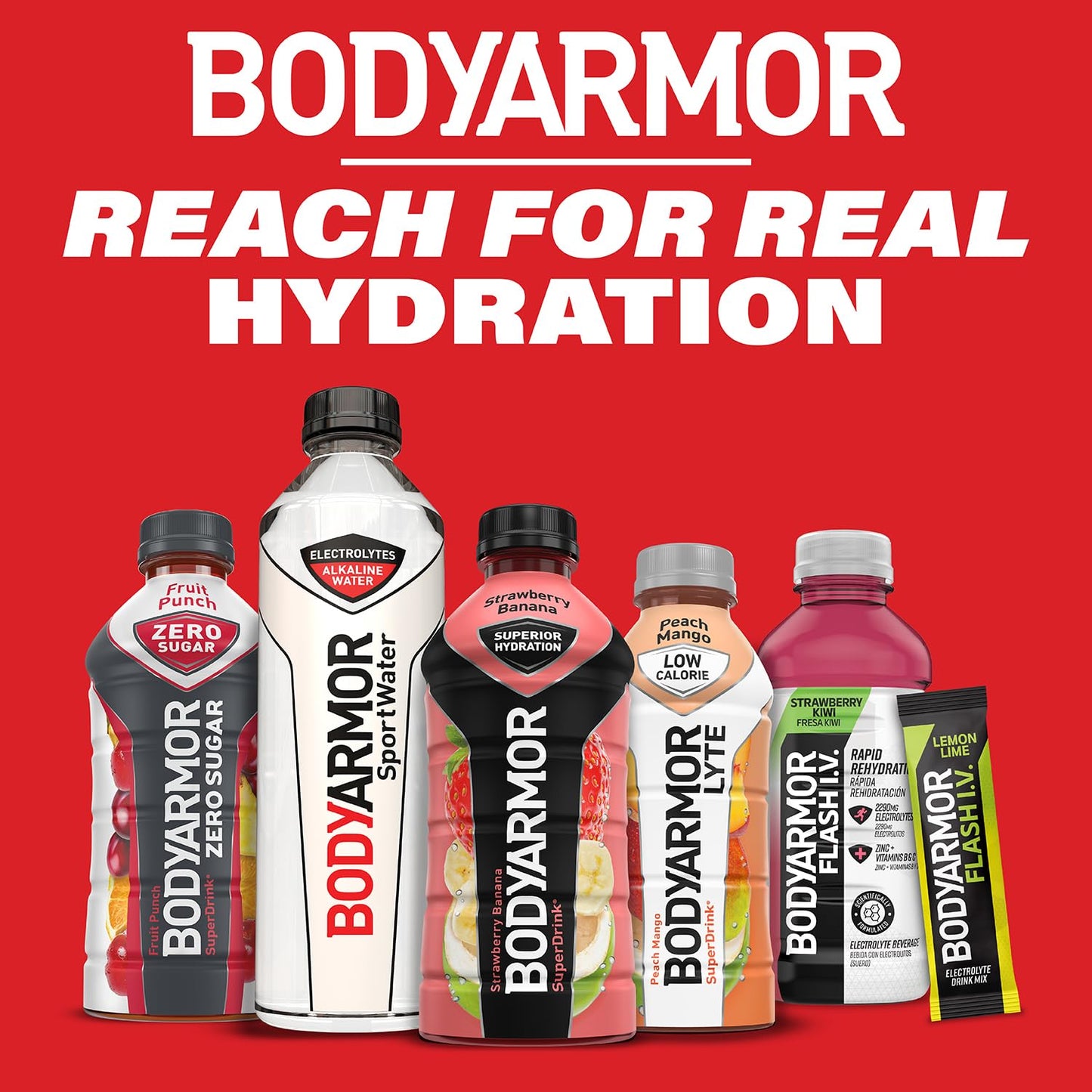 BODYARMOR LYTE Sports Drink - Kiwi Strawberry - 12 Pack