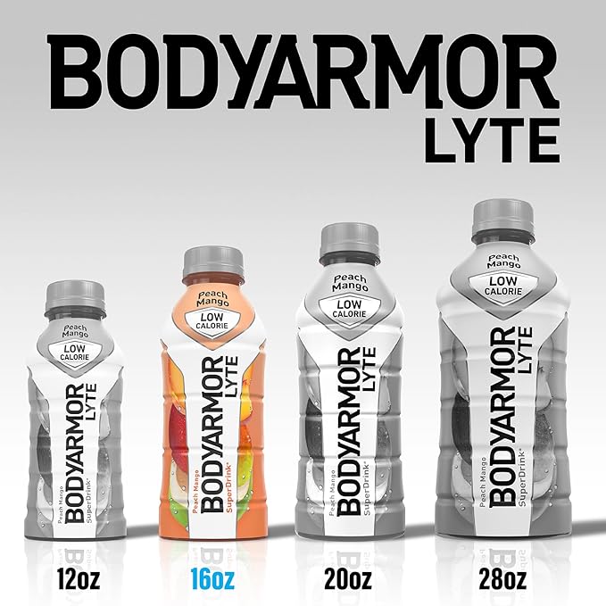 BODYARMOR LYTE Sports Drink - Blueberry Pomegranate - Electrolyte Hydration - 12 Pack