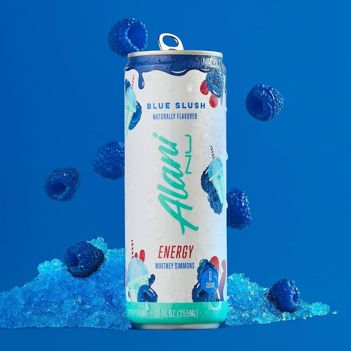 Alani Nu BLUE SLUSH Sugar-Free Energy Drink (12 Pack)