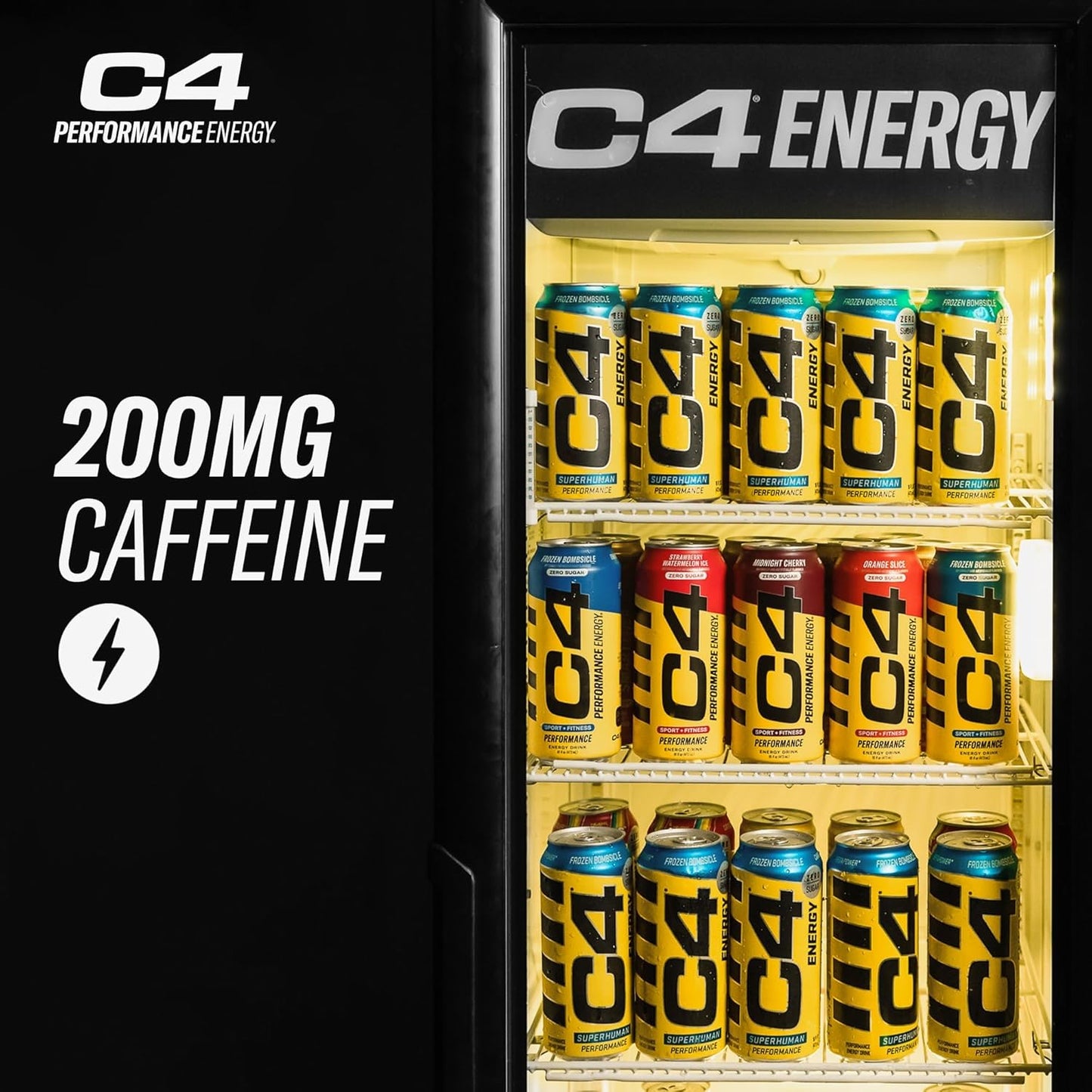 Cellucor C4 Energy Drink | Frozen Bombsicle  | Pre Workout | 16 Fl Oz (12 Pack)