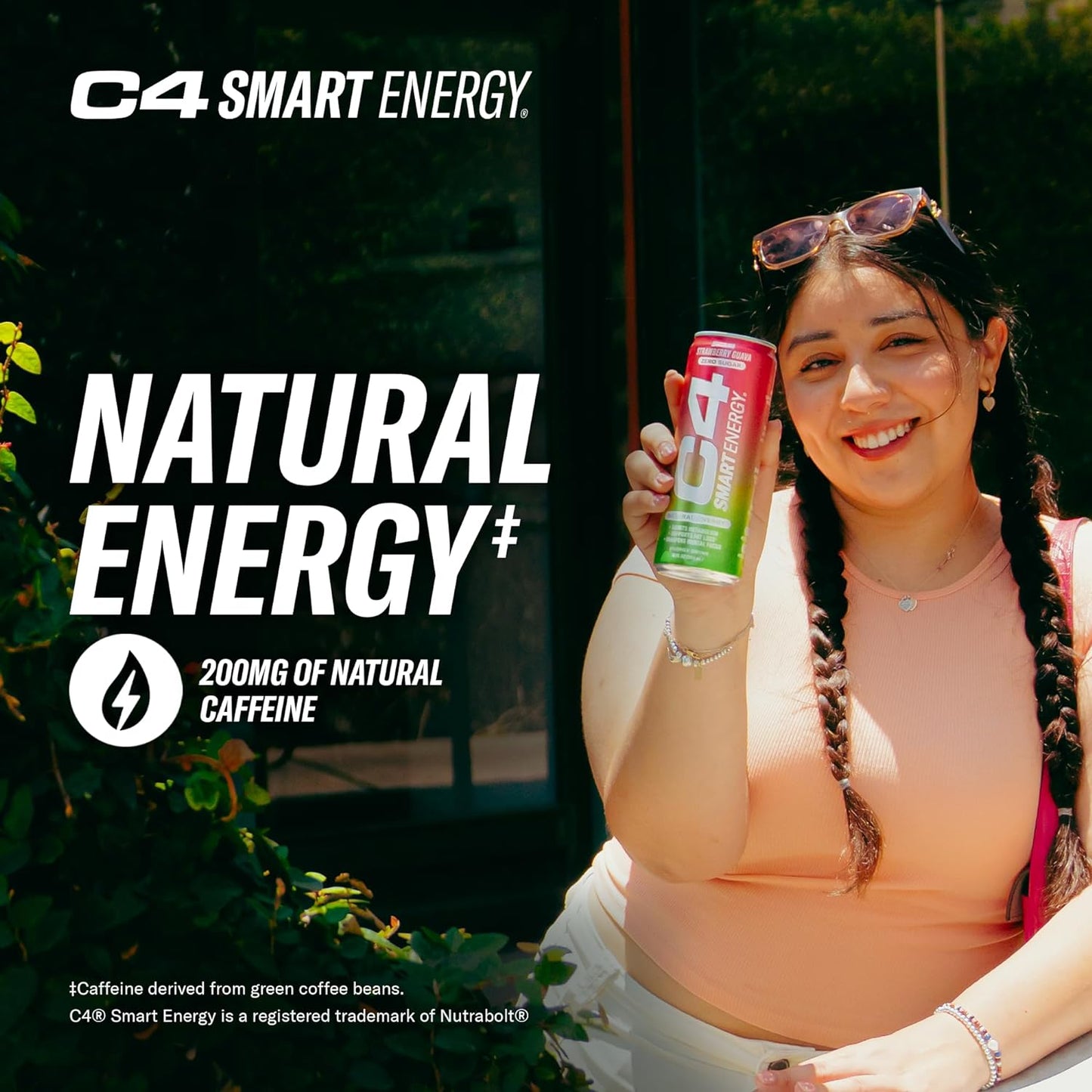 Cellucor C4 Performance Energy Drink | Strawberry Guava | 16 Fl Oz (12 Pack)