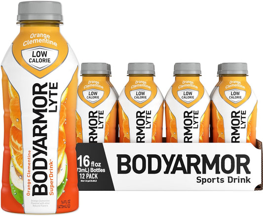 BODYARMOR LYTE Sports Drink - Orange Clementine - 12 Pack