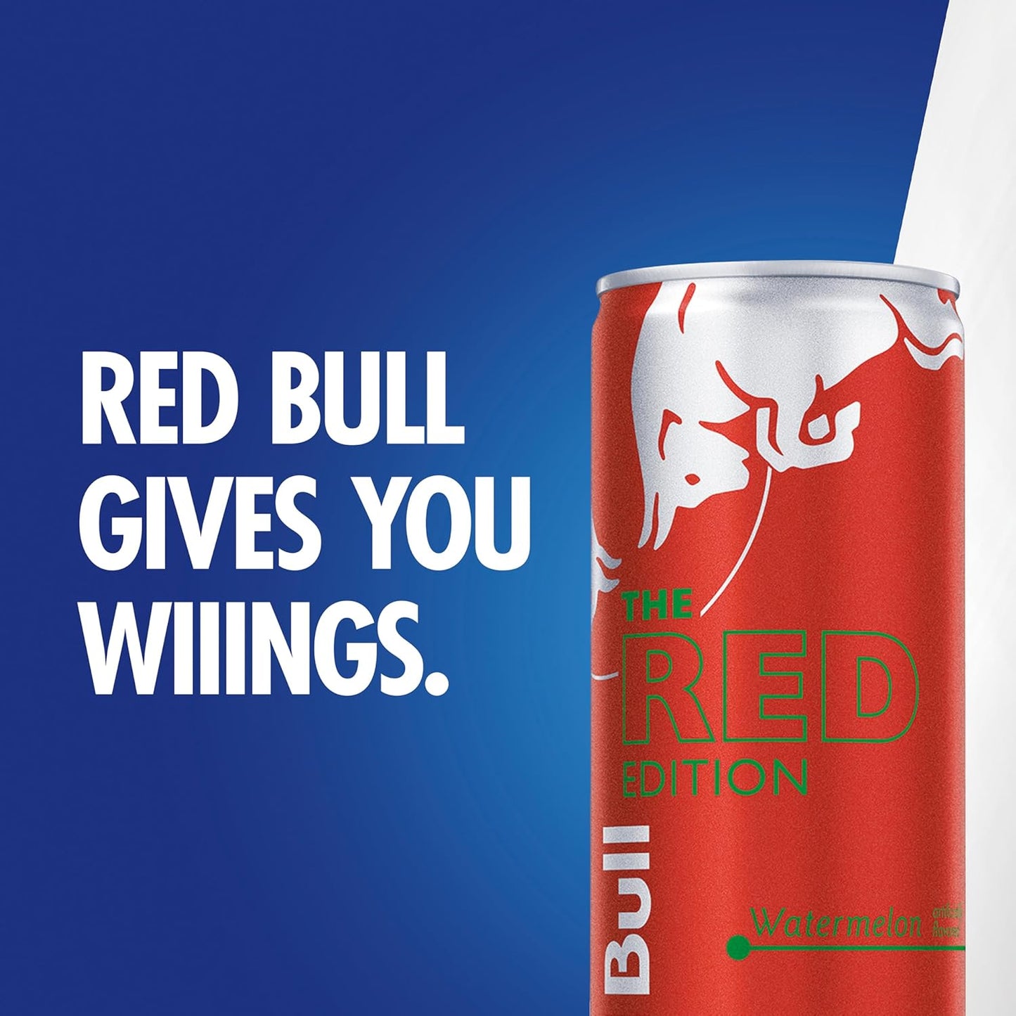 Red Bull Red Edition Watermelon Energy Drink, 8.4 Fl Oz Pack of 24 Cans