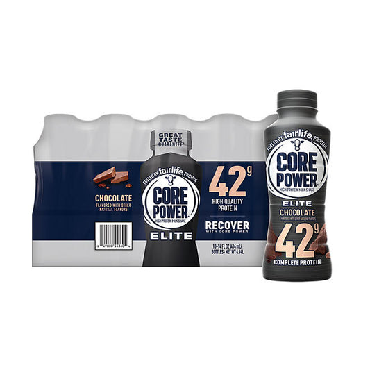 Fairlife Core Power Elite 42g Protein Shake, Chocolate, 14 fl. oz, 10 pack