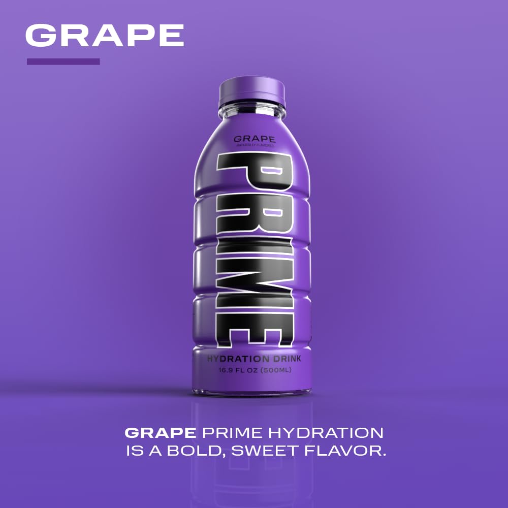 Prime Hydration - Grape - 16.9oz - peak of 12