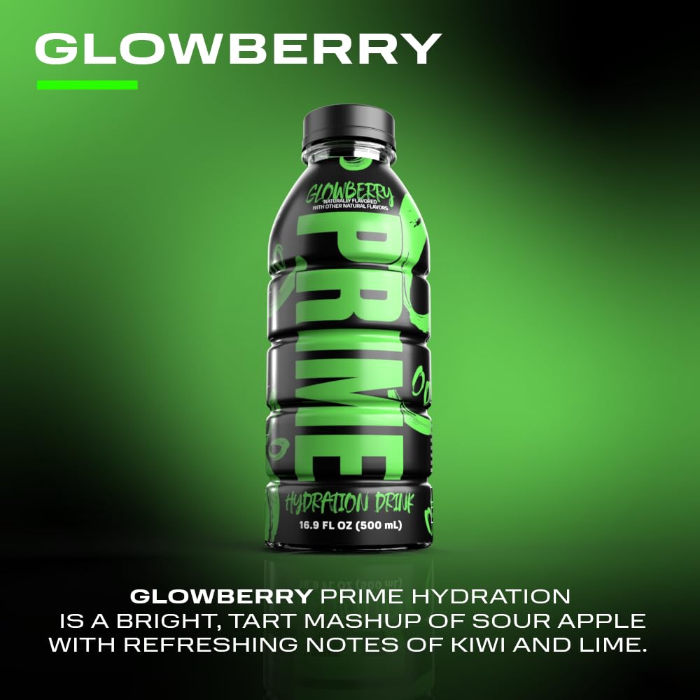 Prime Hydration Drink Glowberry, 16.9 Fluid Ounce peak of 12