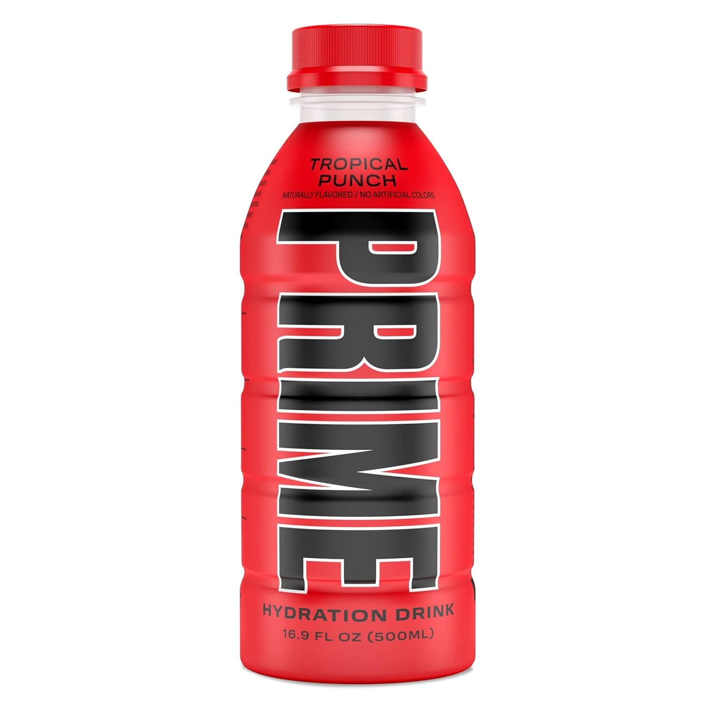 Prime Hydration Drink Tropical Punch, 16.9 fl oz, Plastic Bottle peak of 12