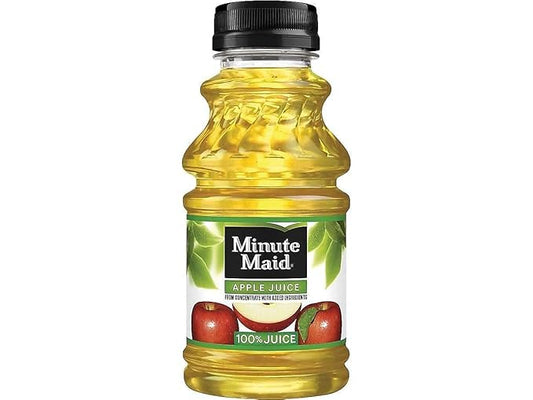 Minute Maid Apple Juice with Vitamin C, Fruit Juice Drink, 10 Fl Oz, 24 Pack